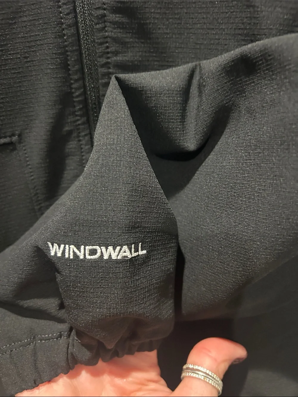The North Face windfall Black Full-Zip Jacket